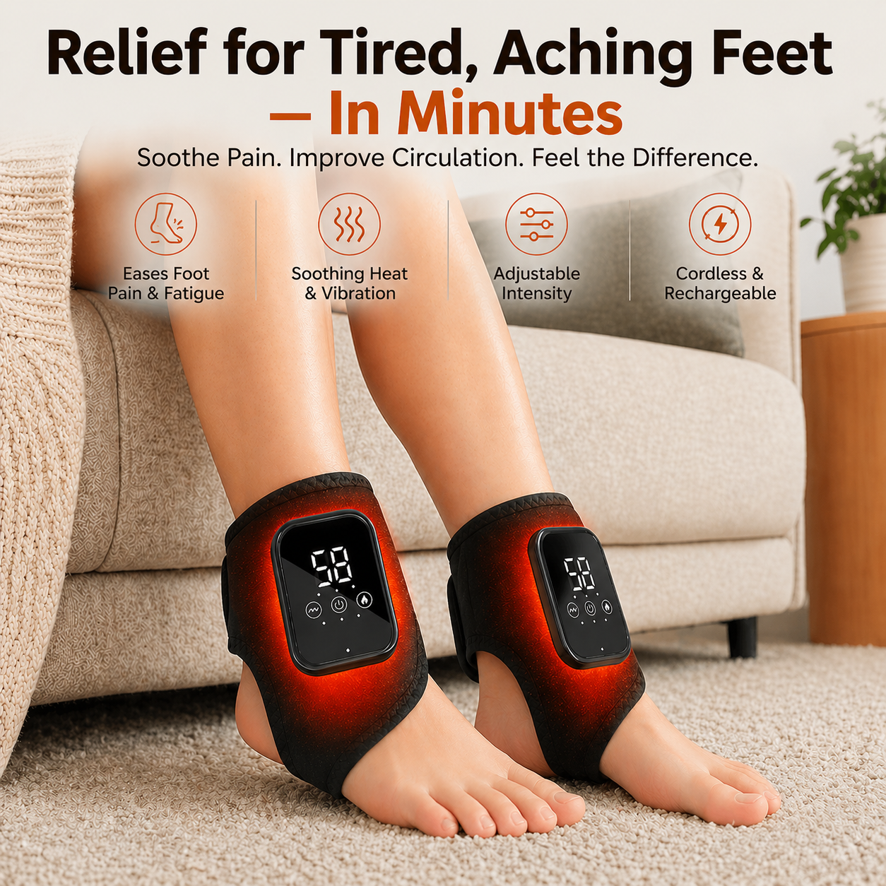 NerveEase Triple-Technology Massager